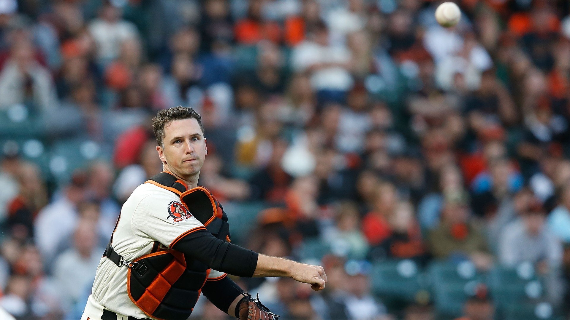 Buster Posey Works Out Arm in Offseason Firing Dirty Diapers NBC Bay Area