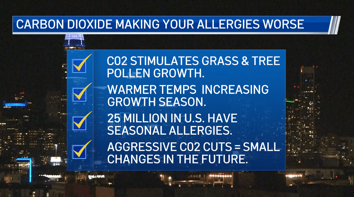 Climate Change Making Allergies Worse NBC Bay Area