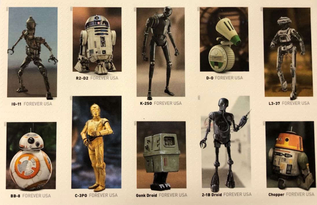 USPS Begins Selling Star Wars Droid Stamps NBC Bay Area