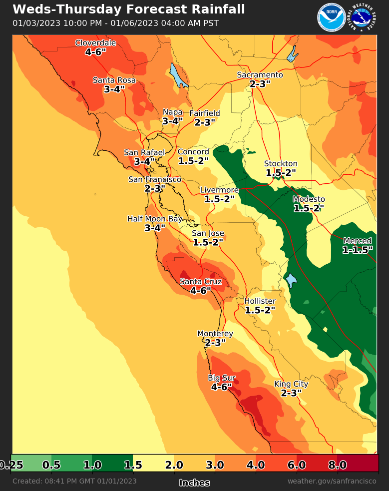 Next Big Storm Expected to Hit the Bay Area Wednesday, Thursday NBC