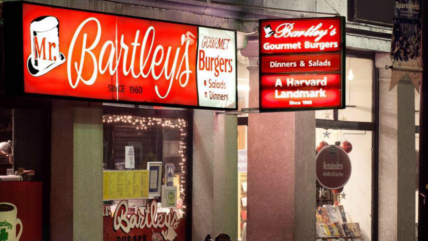 Mr. Bartley’s Burger Cottage in Cambridge’s Harvard Square Is Up for Sale NBC Boston