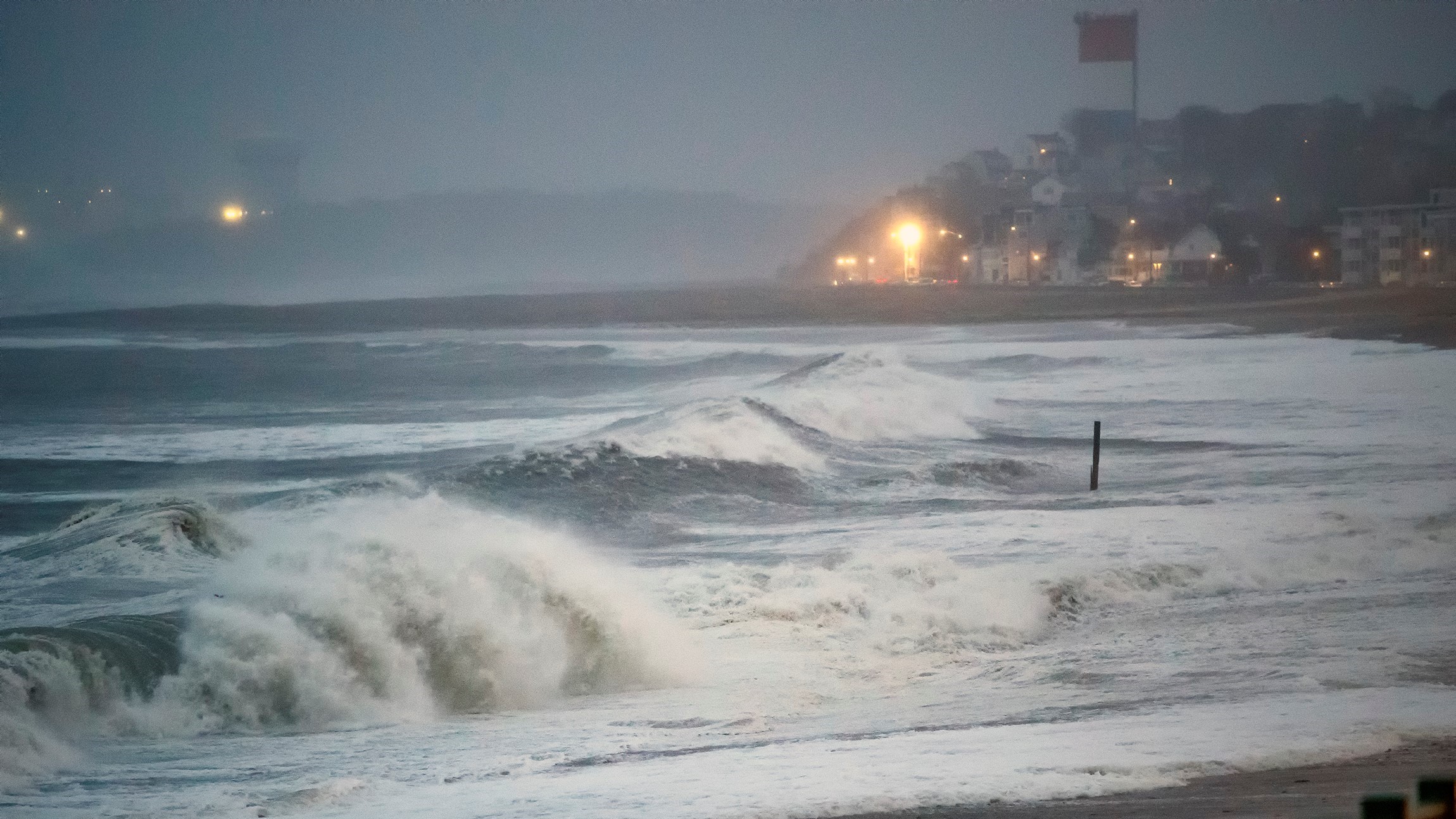 Noreaster Boston MA Strong Winds Cause Damage Across New England NBC