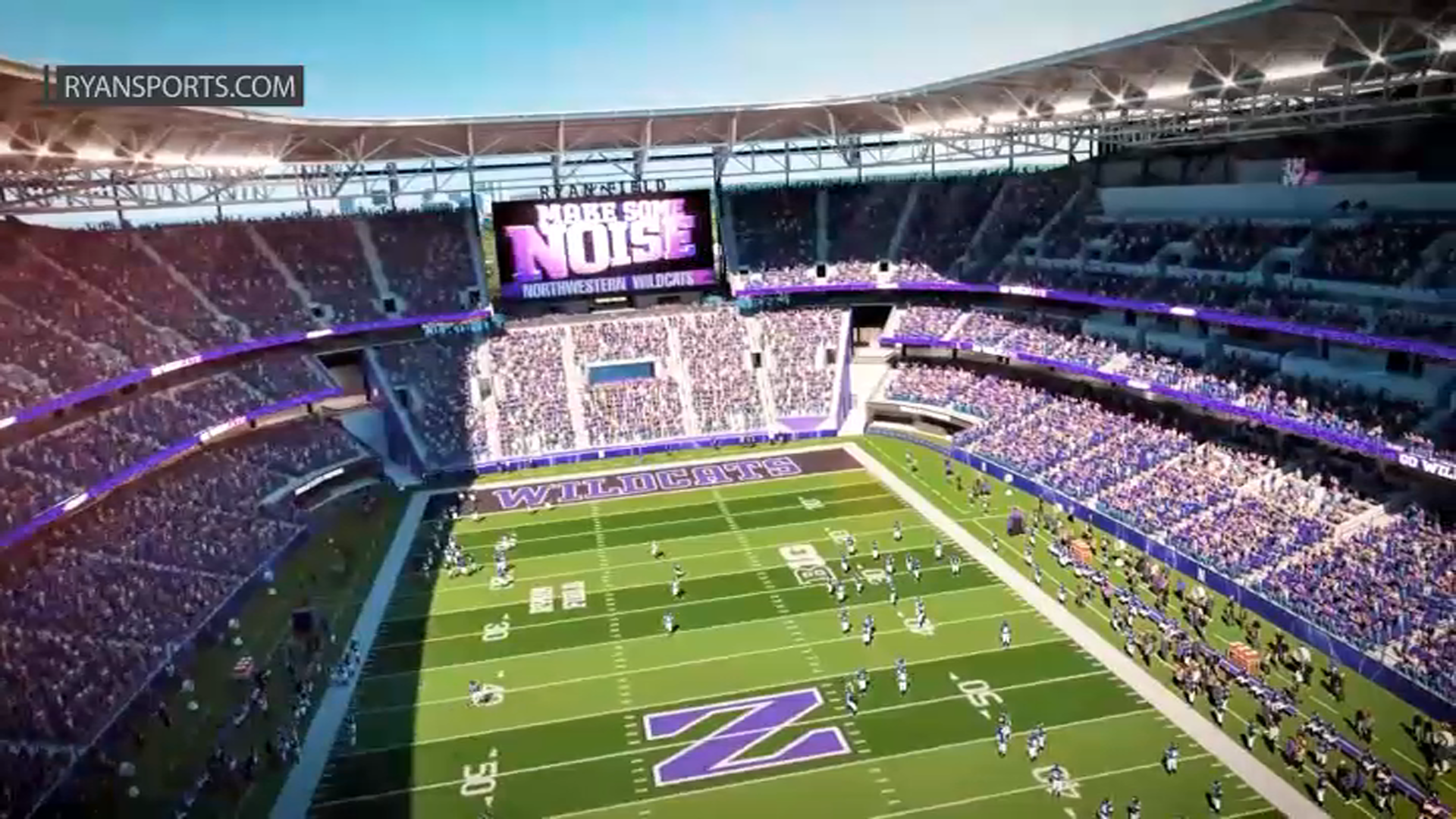 Renderings of Northwestern University’s 0M Ryan Field released – NBC Chicago