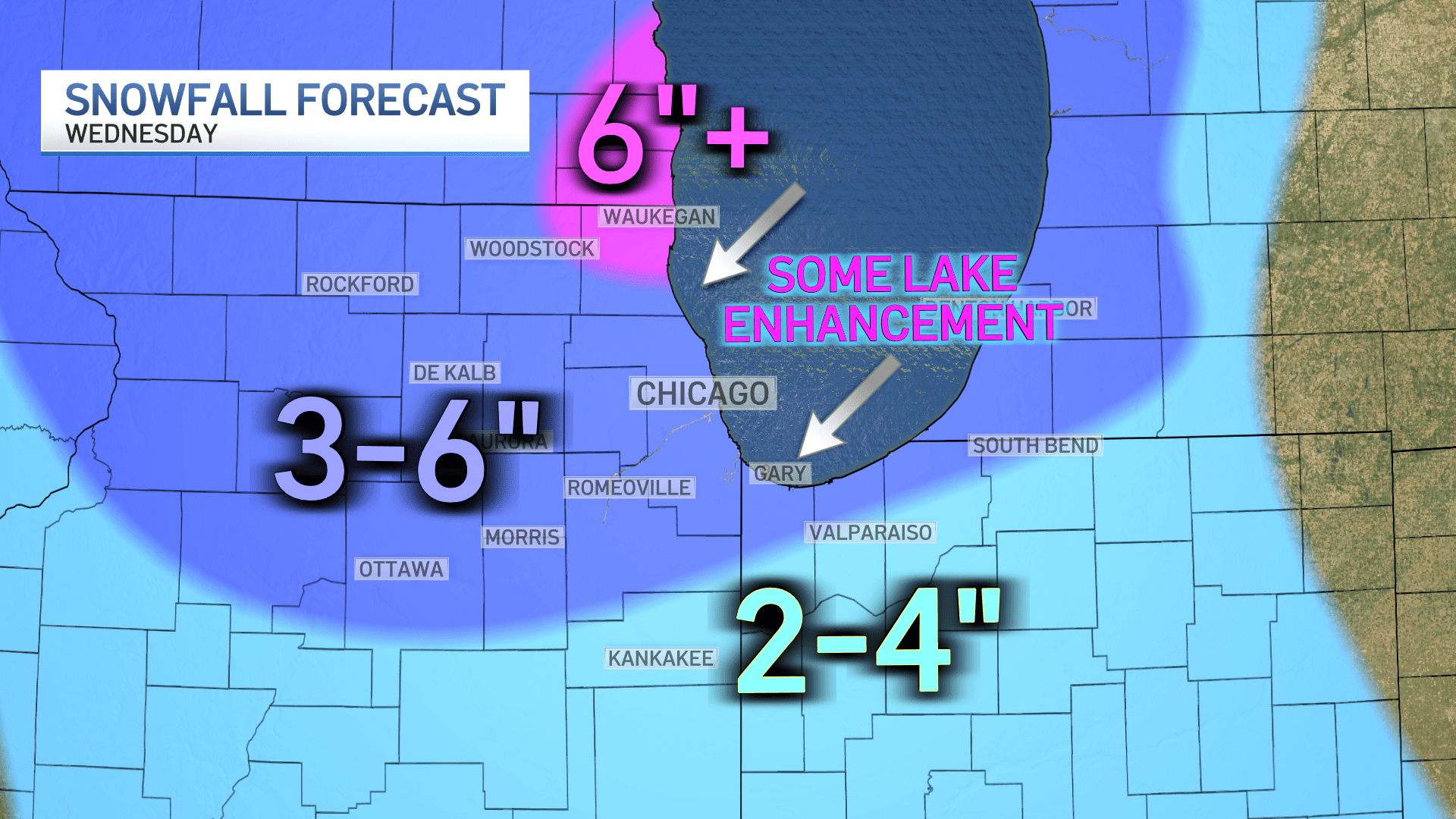 How much snow in Chicago today? 6+ inches possible NBC Chicago