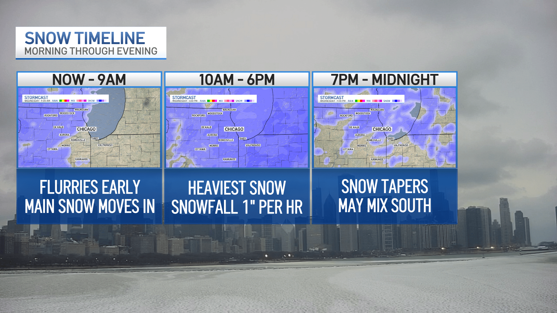 How much snow in Chicago today? 6+ inches possible NBC Chicago