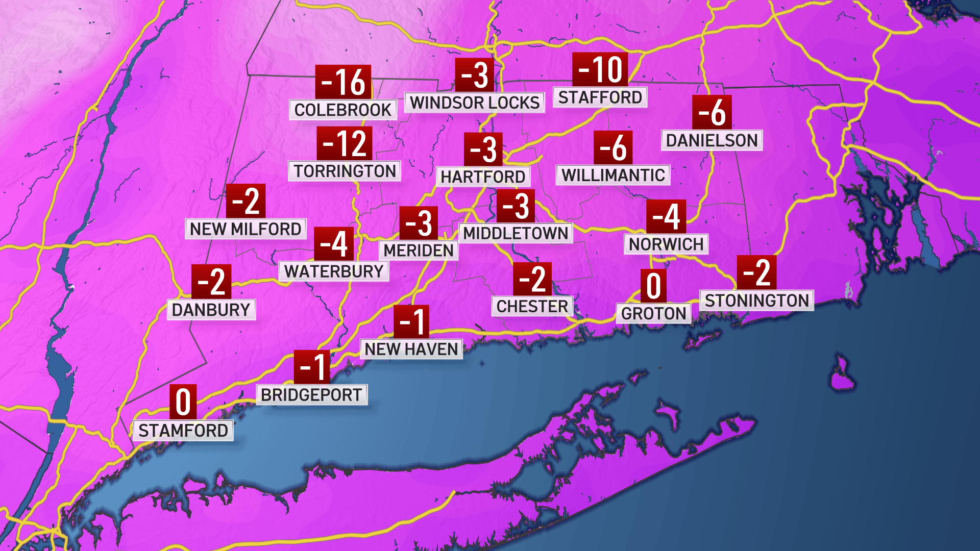 Wind Chills Below Zero and Strong Winds Monday Night - Vimarsana News