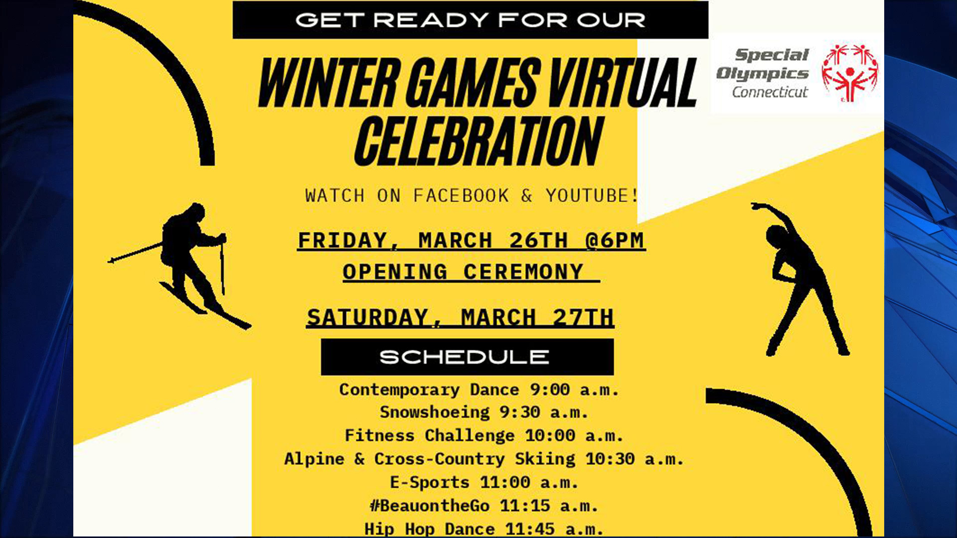 Special Olympics Connecticut To Hold Virtual 2021 Winter