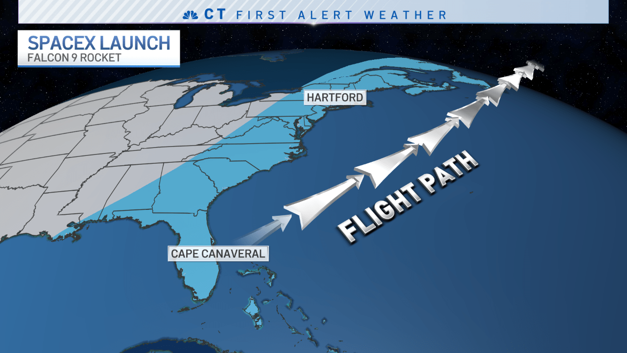 SpaceX Rocket Launch Seen in Connecticut NBC Connecticut