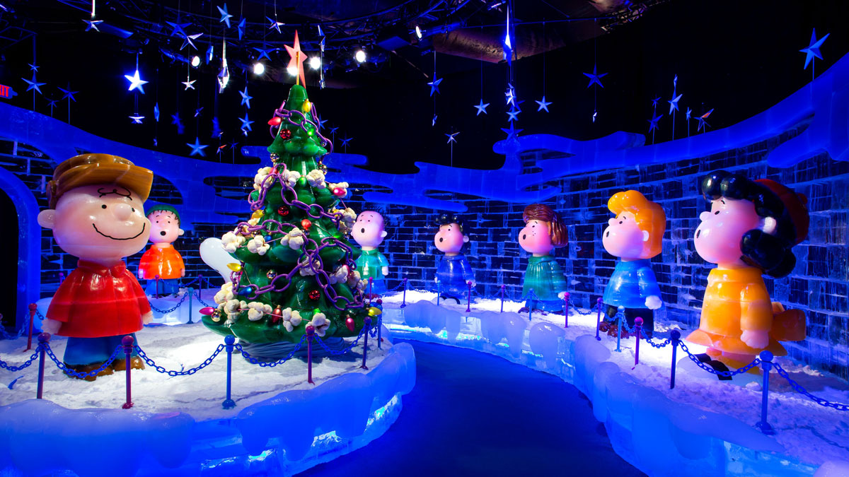 ‘A Charlie Brown Christmas’ ICE! Exhibit Opens at Gaylord Texan Resort