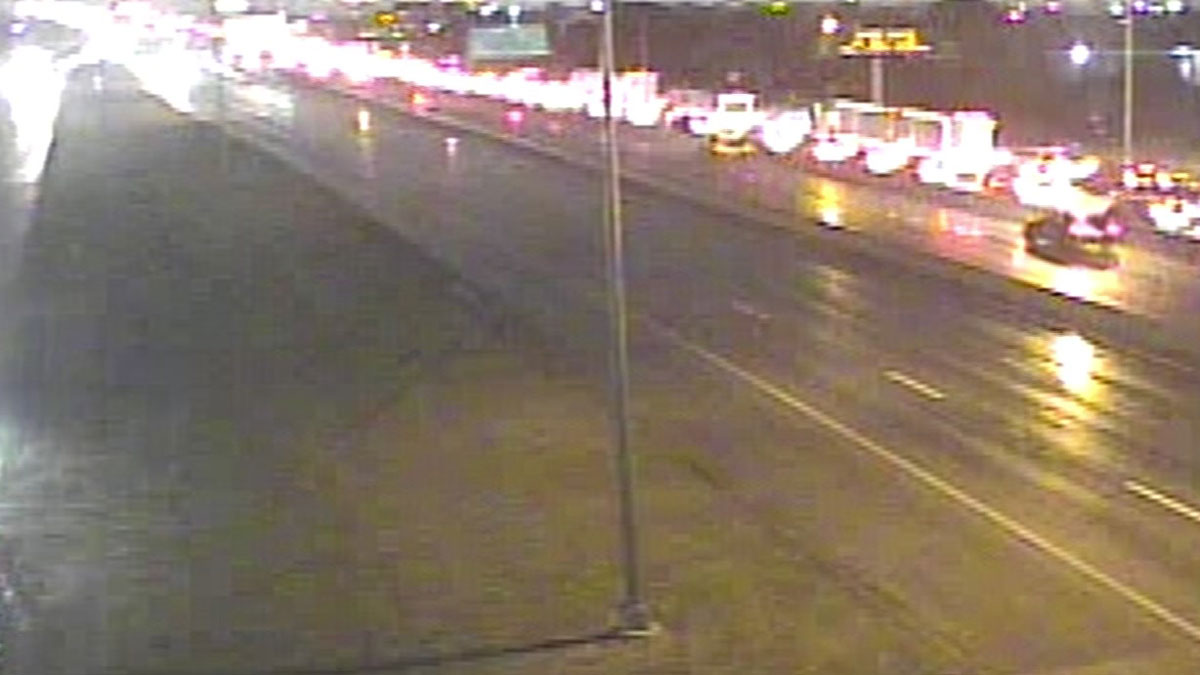 I35E Reopens in Carrollton After Jackknifed TractorTrailer Crash