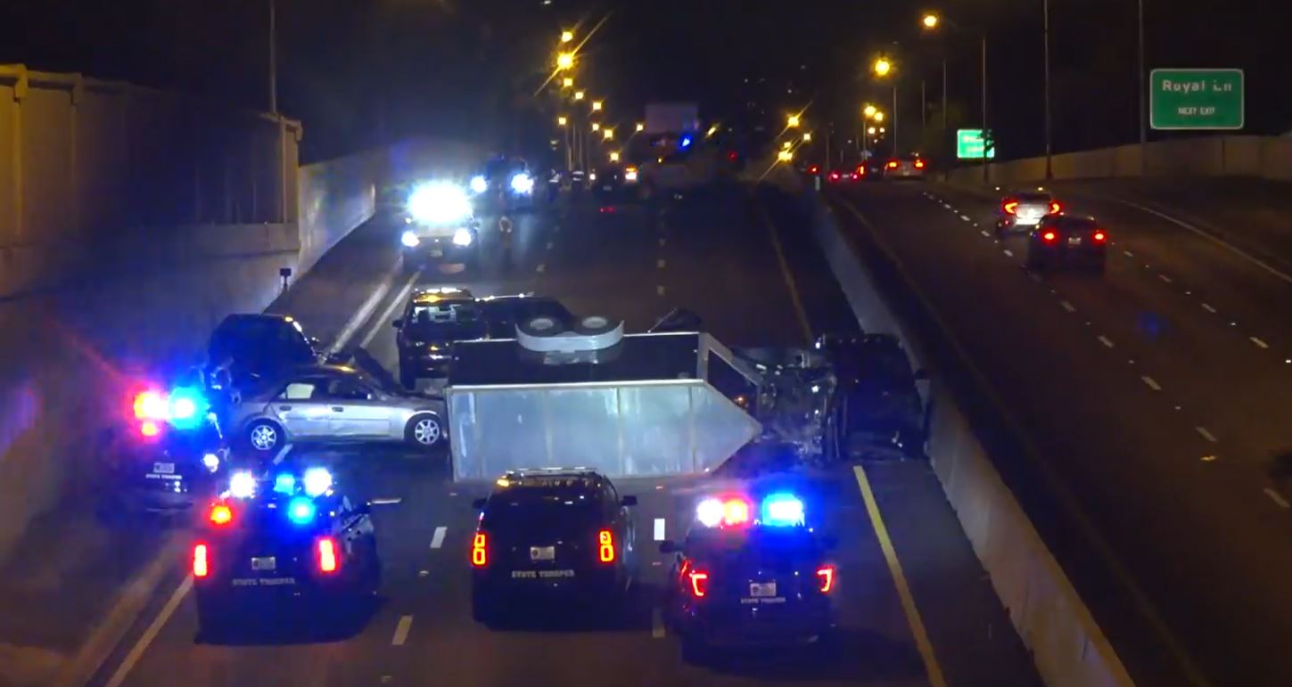 1 Injured in 5Vehicle Crash on Dallas North Tollway NBC 5 Dallas