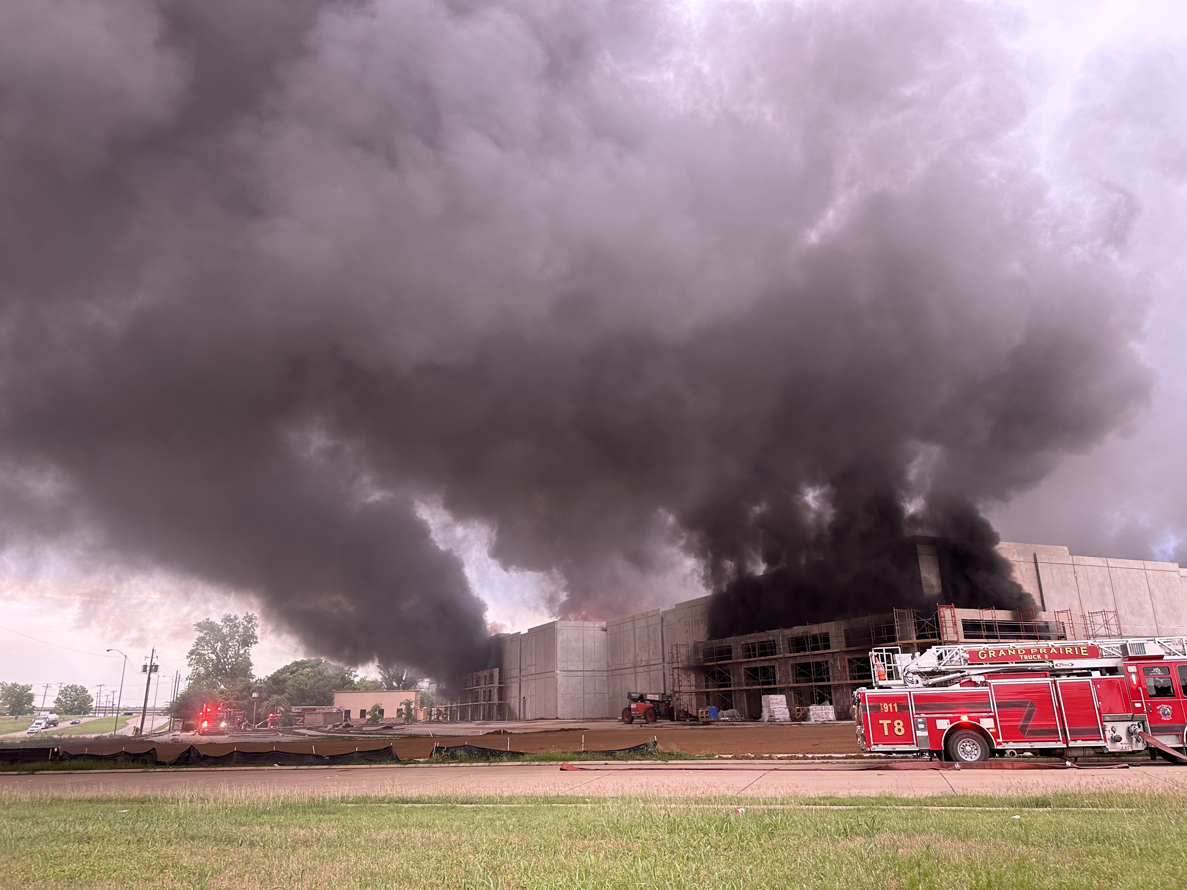 Crews Battle Warehouse Fire in Grand Prairie NBC 5 DallasFort Worth