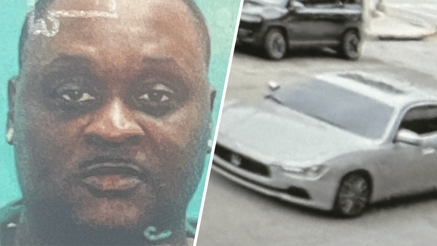Prisoner escapes into Maserati outside ER.