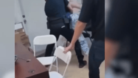 Woman Thrown on Floor Amid Mobile Home Park Demolition