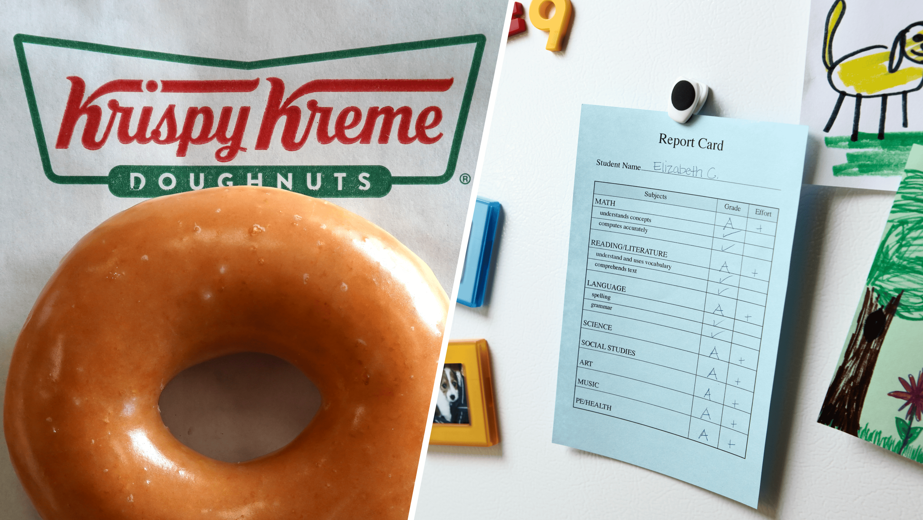 Krispy Kreme Free Doughnuts for Good Grades?