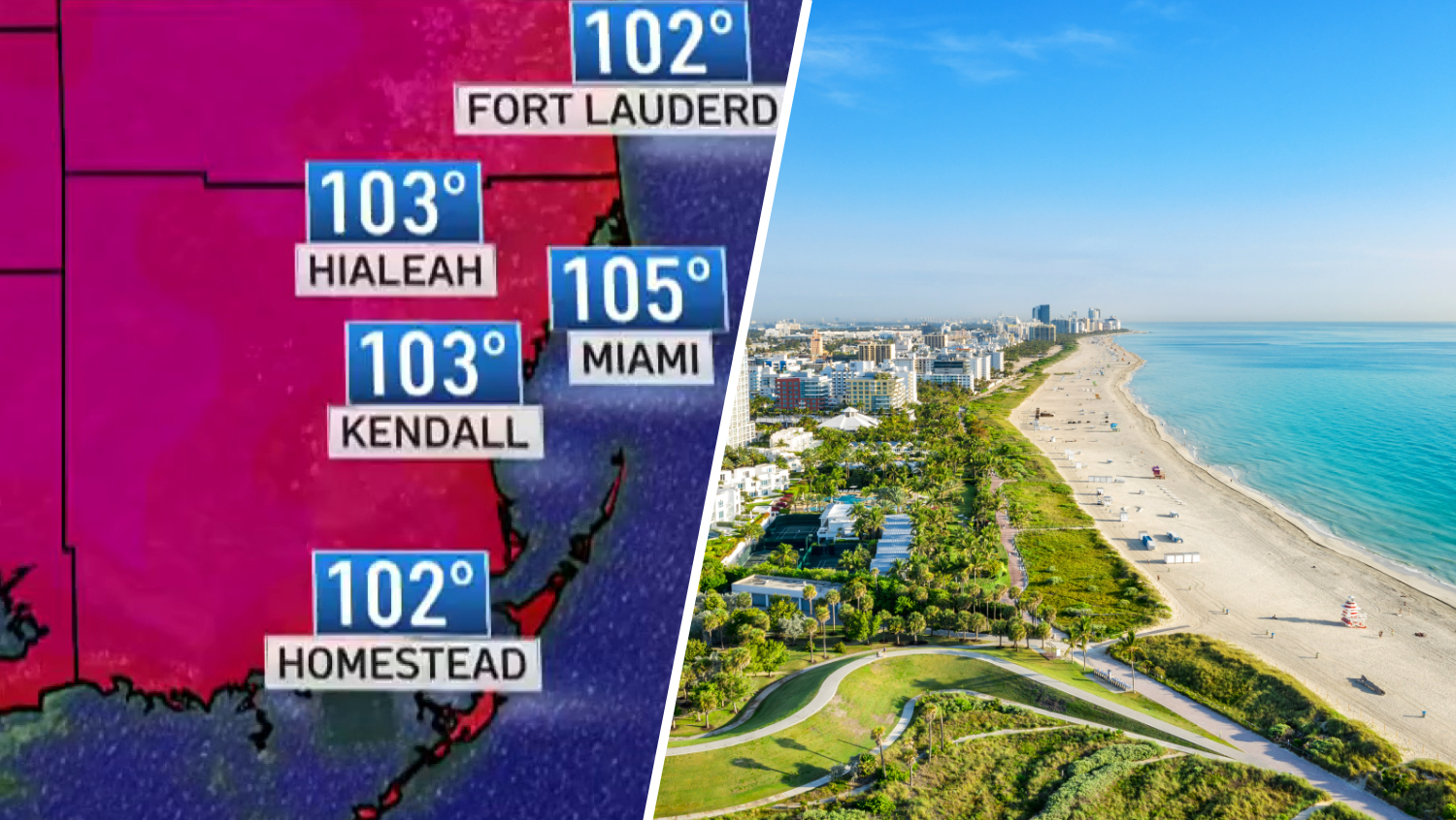Generate single title from this title Heat advisory issued for South Florida with feels-like temps 105+ – NBC 6 South Florida in 70 -100 characters. And it must return only title i dont want any extra information or introductory text with title e.g: ” Here is a single title:”
