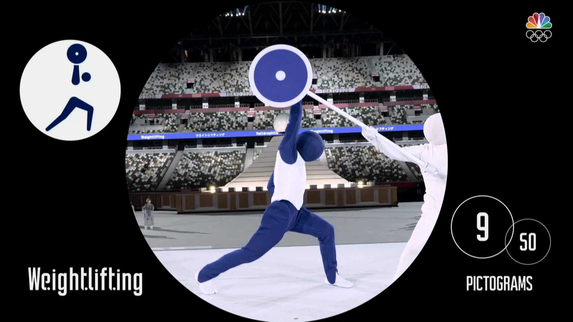 Human Pictograms Embody 50 Olympic Disciplines During