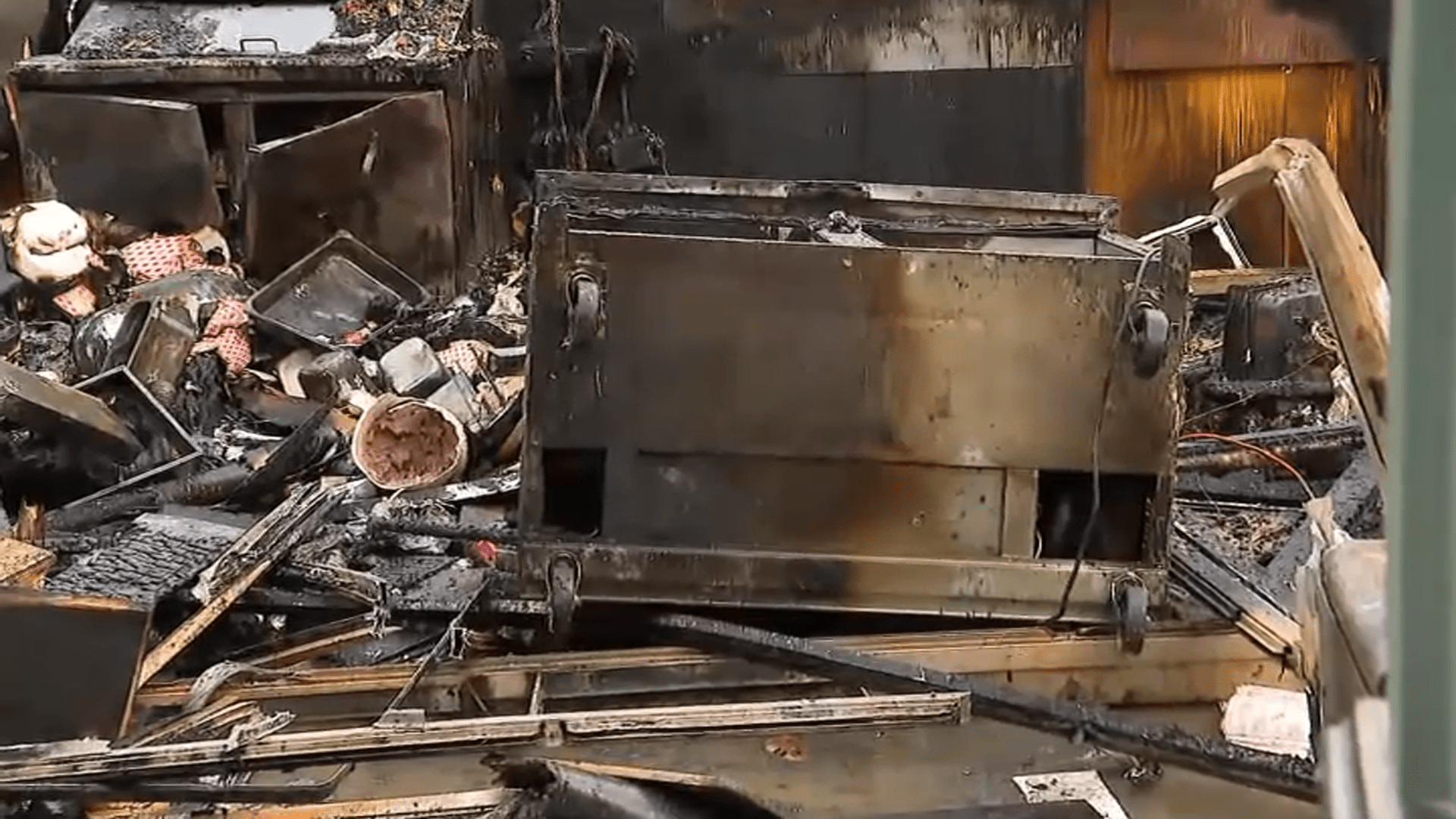 NYC vacation market open after cooking oil fireplace damages cubicles, skating rink