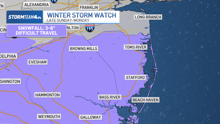 Winter storm look ahead to components of NJ forward of Monday’s snow storm