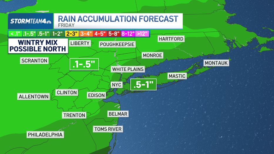 A wet Friday is within the forecast for New York space