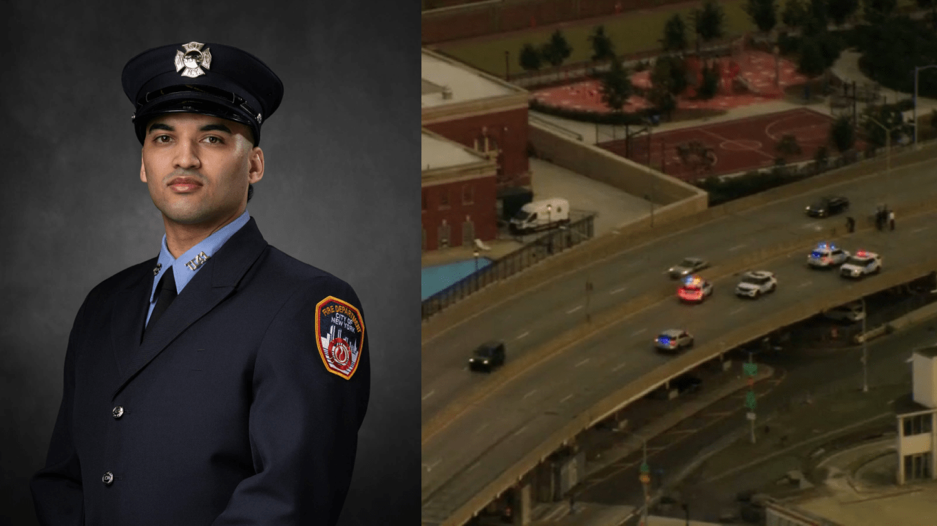 FDNY firefighter dies after fall from bike, struck by fleeing driver