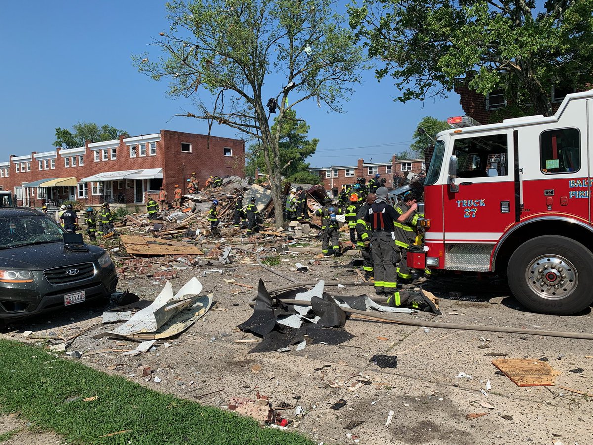 Photos Explosion in Baltimore Destroys Several Homes, Leaves Two Dead NBC4 Washington