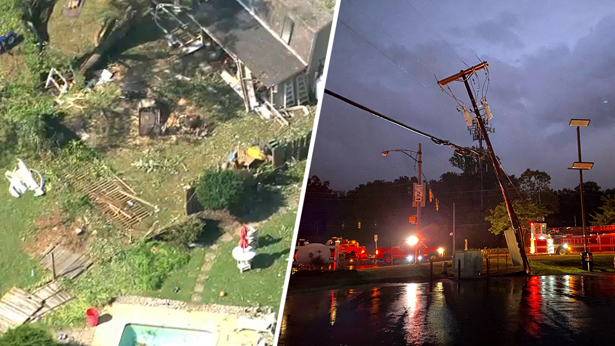 Photos Damage Left in Tornado’s Wake in Maryland NBC4