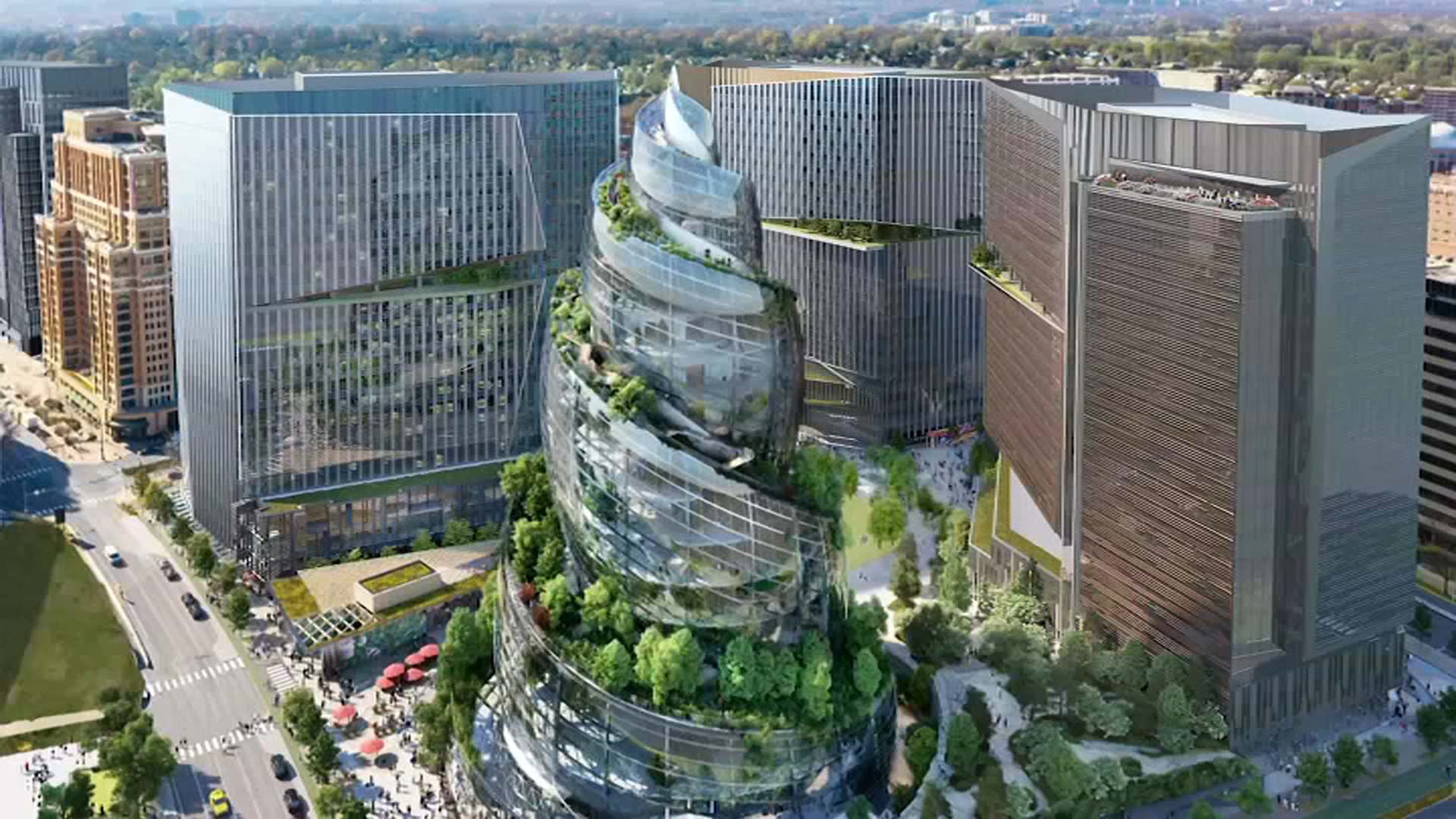Amazon's HQ2 Helix Building: Too Tall for Location by National Airport? - Vimarsana News
