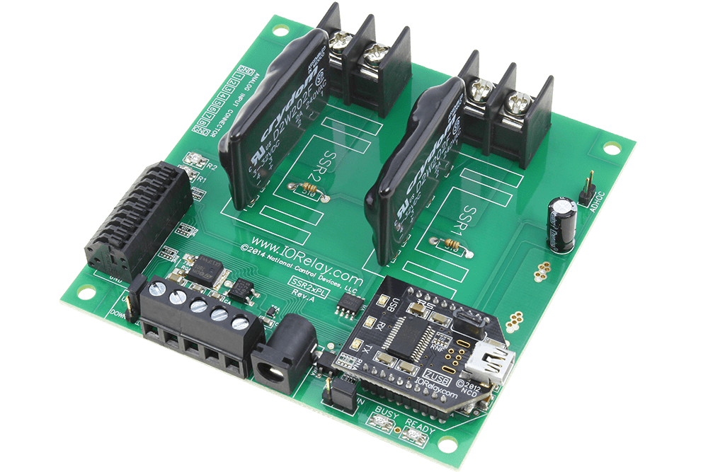 USB Relay Controllers with OnBoard Analog Inputs and GPIO for Sensors
