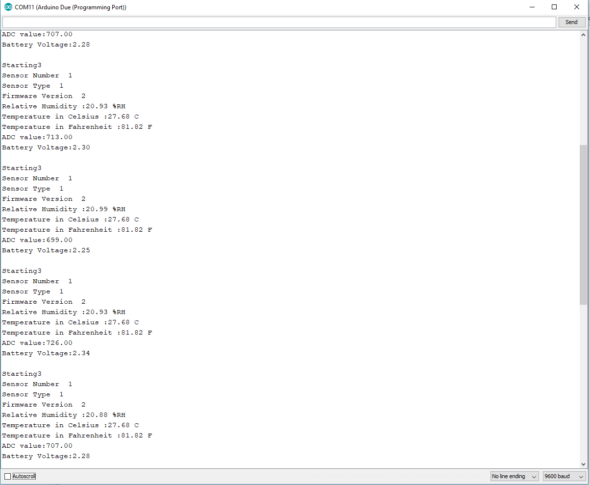 IoT Arduino Wireless Temperature Humidity sensor NCD.io