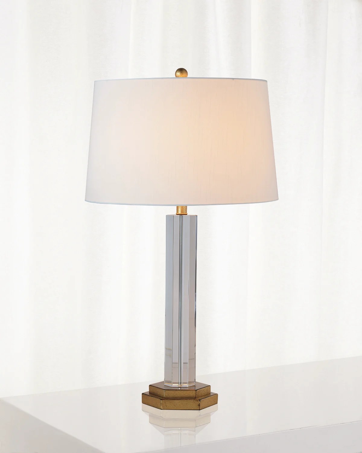 Port 68 Rivoli Crystal Lamp Neiman Marcus