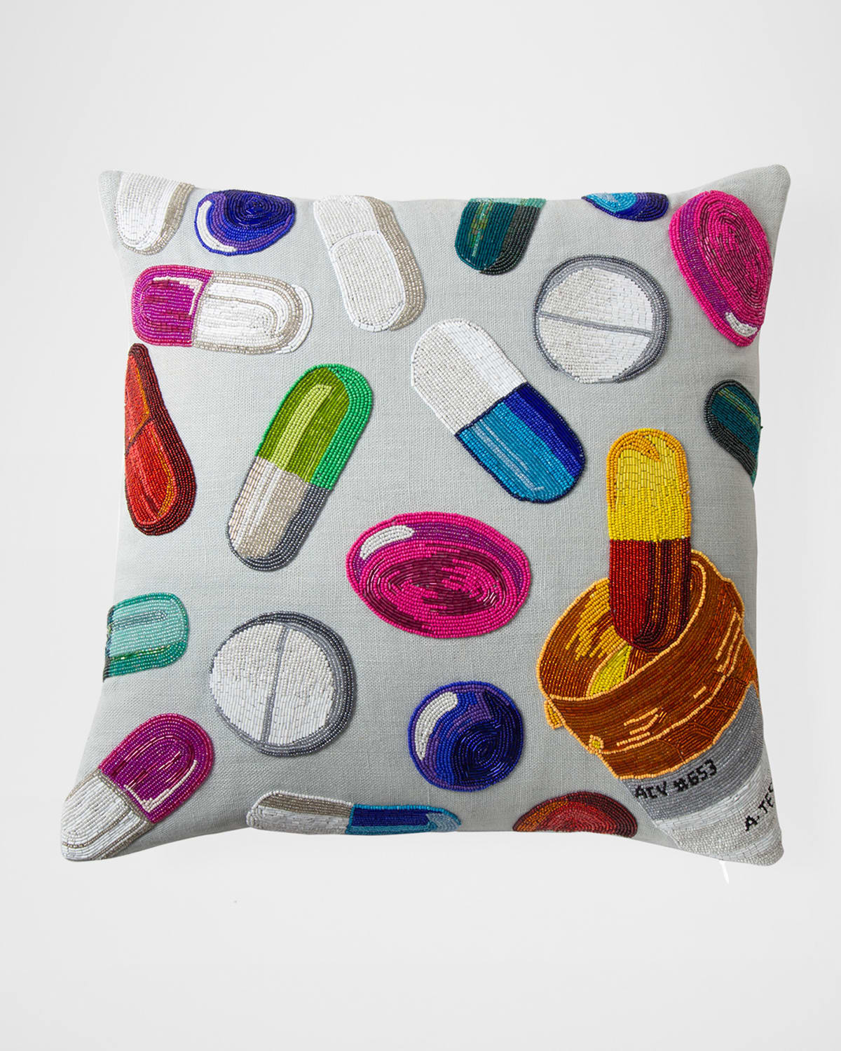 Jonathan Adler Specimen Beaded Pillow Neiman Marcus
