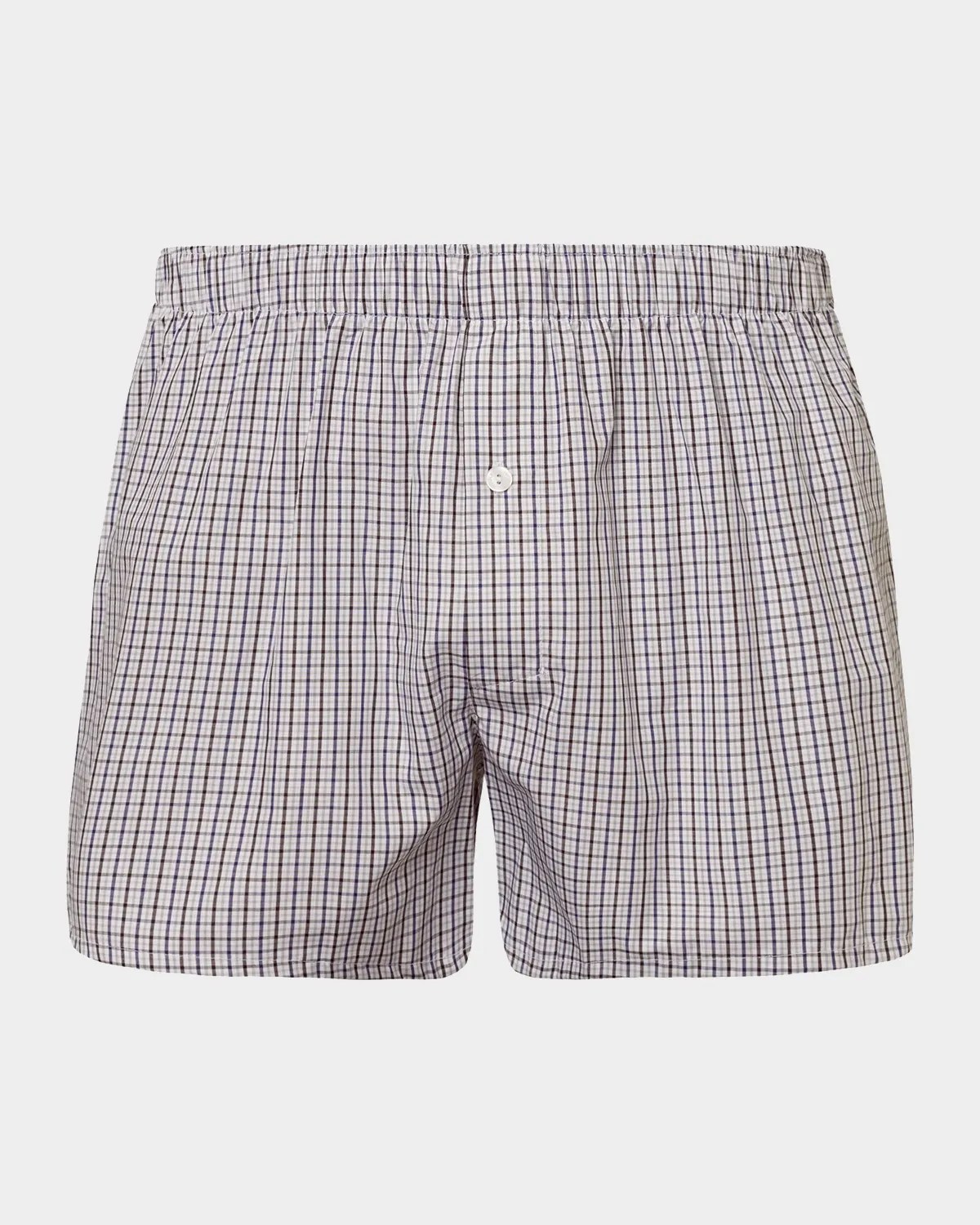 Hanro Men's Fancy Woven Cotton Boxers Neiman Marcus