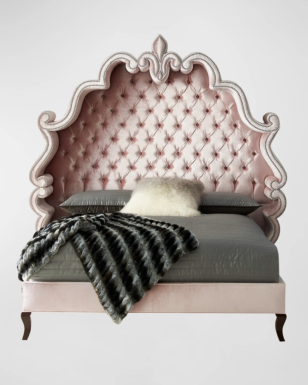 Haute House Grand Chez Tufted California King Bed Neiman Marcus