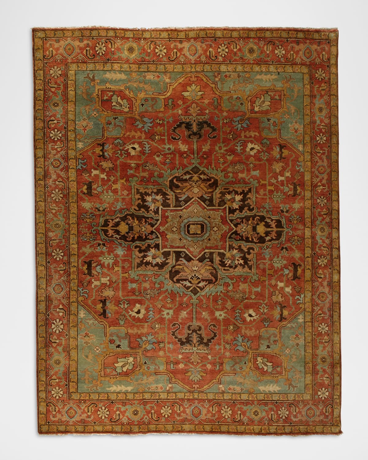 Exquisite Rugs Royal Garden Serapi Rug, 9' x 12' Neiman Marcus