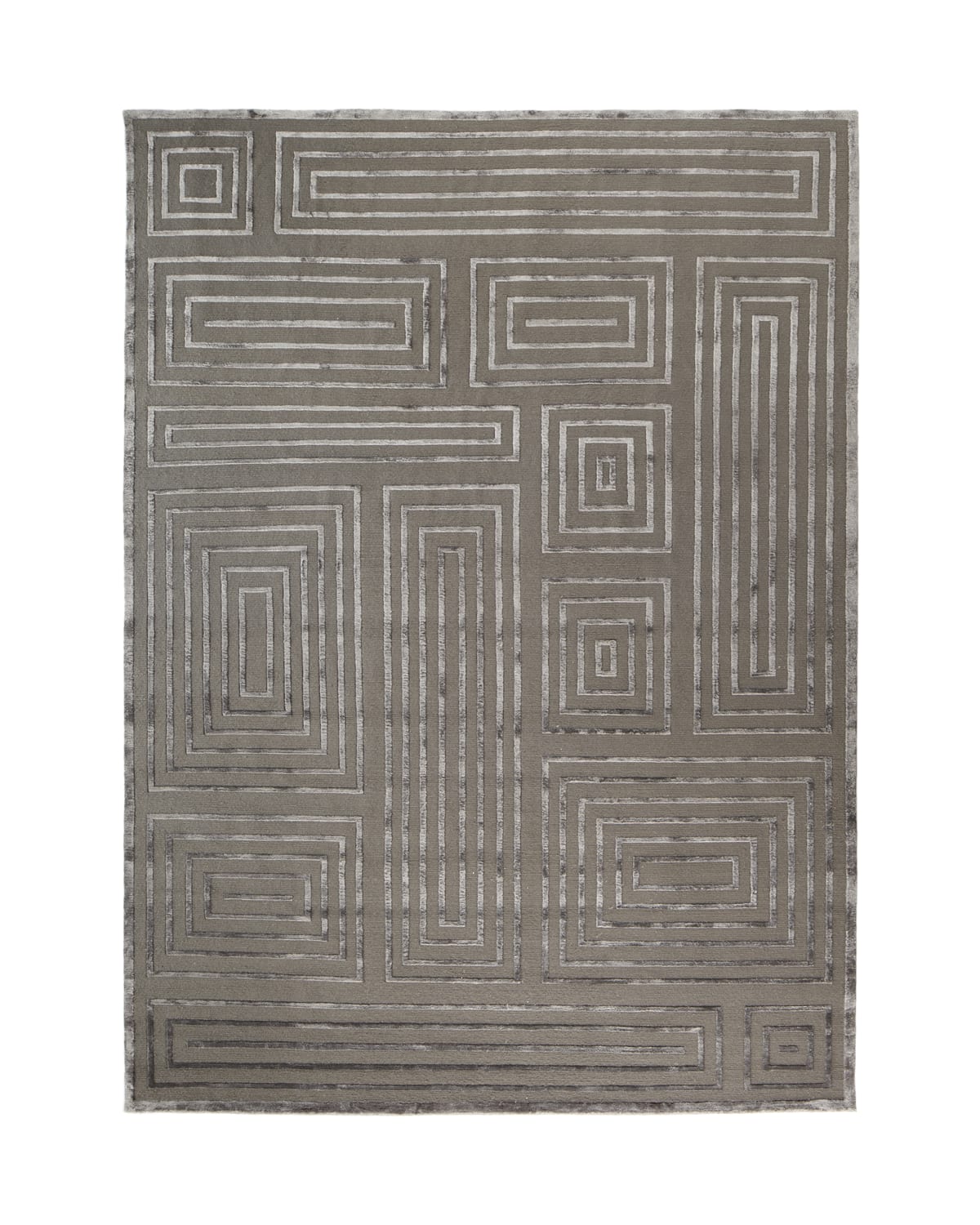 Exquisite Rugs Spiral Quads Rug, 9' x 12' Neiman Marcus