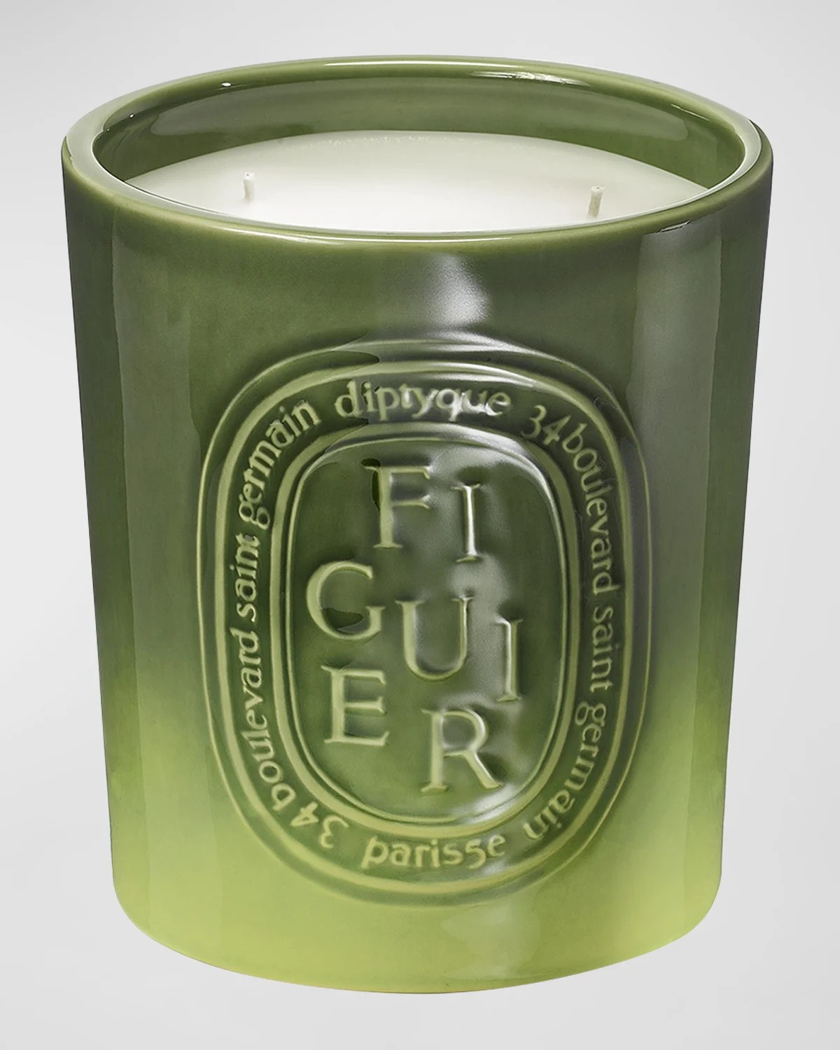 Diptyque Ceramic Feu de Bois Scented Candle, 51.3 oz. Neiman Marcus