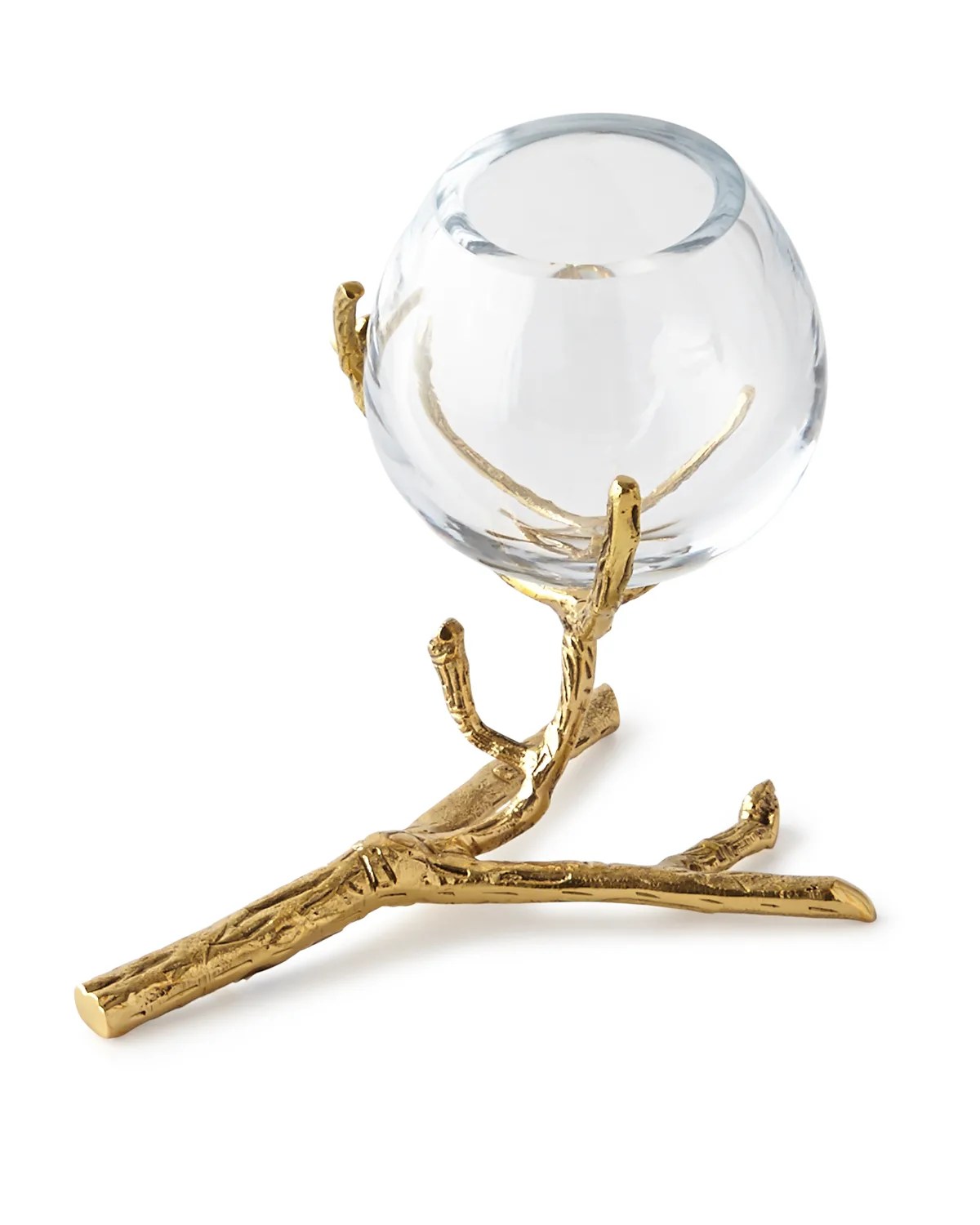 Global Views Twig Brass ThreeVase Holder Neiman Marcus