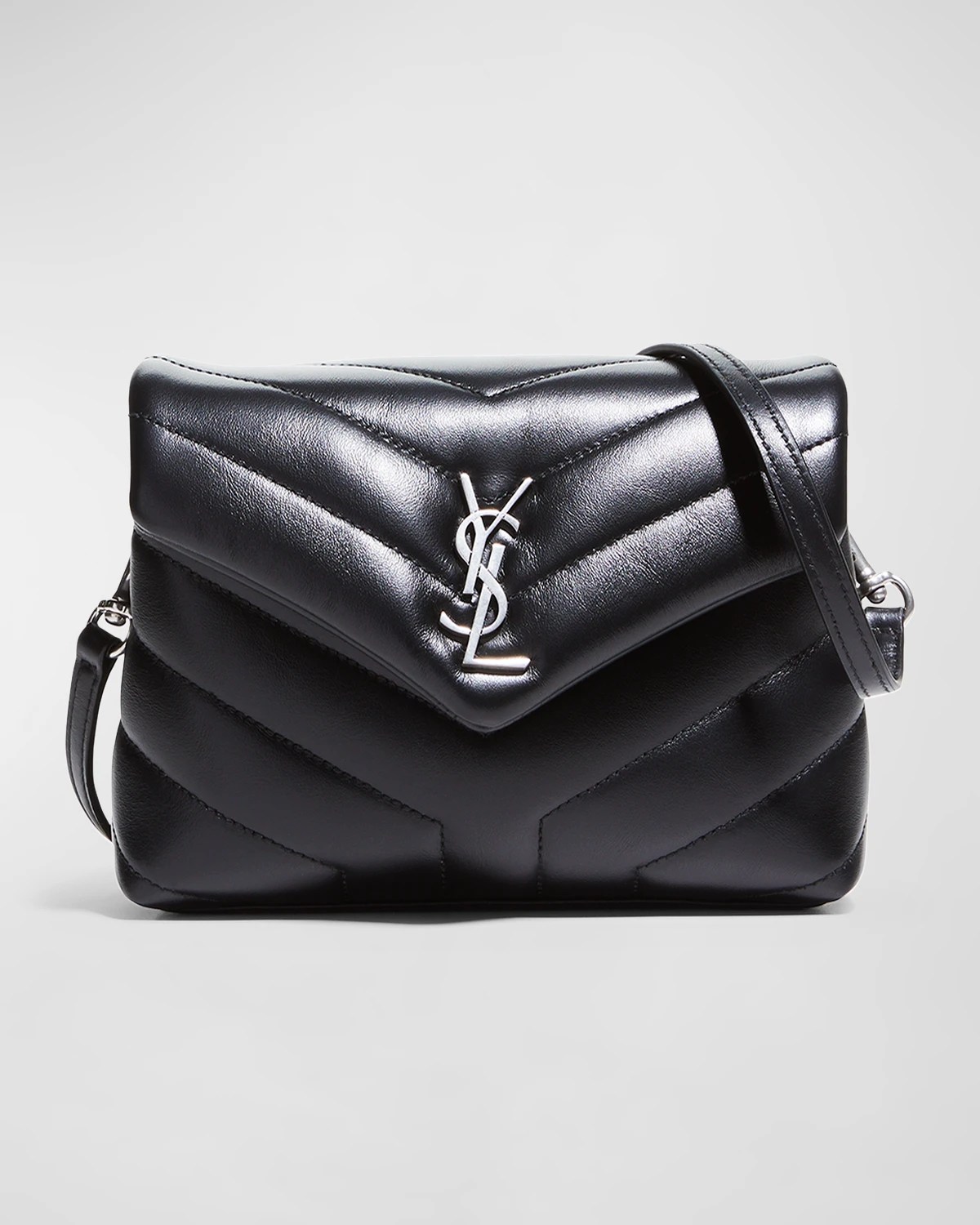 Saint Laurent Loulou Toy YSL Matelasse Calfskin Envelope Crossbody Bag