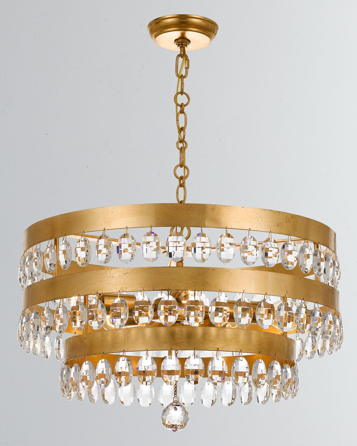 Crystorama Solaris 5Light Mini Chandelier Neiman Marcus