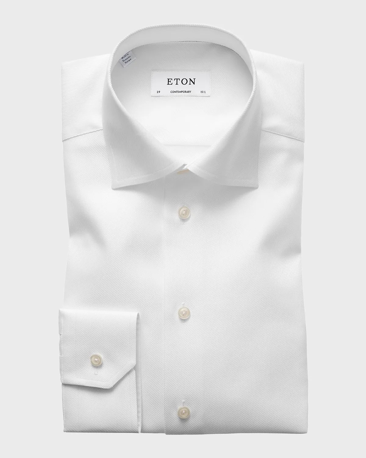 Eton ContemporaryFit Twill Dress Shirt Neiman Marcus
