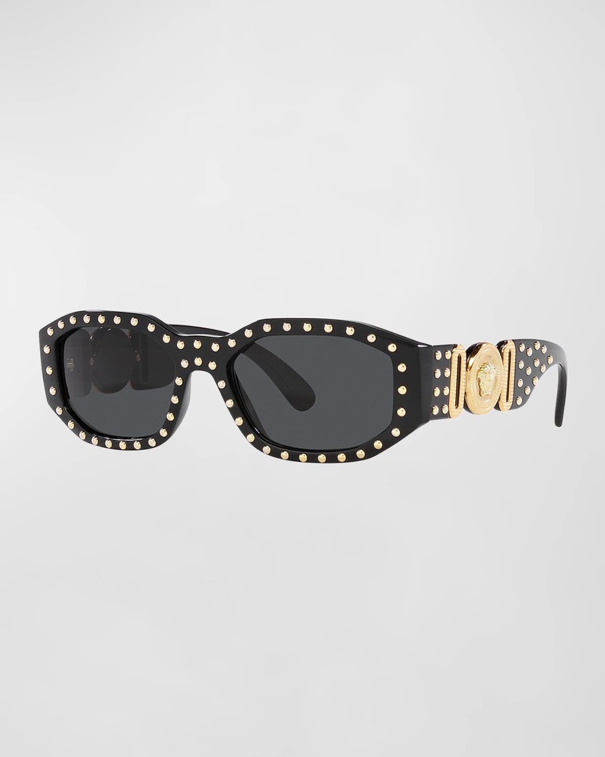 Versace Men's Clans Medusa Biggie Sunglasses Neiman Marcus