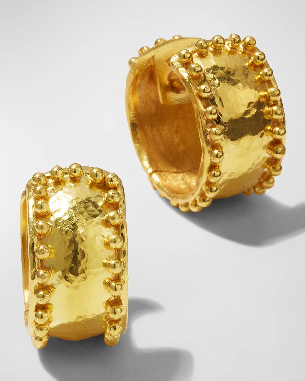 Ippolita Large Squiggle Hoop Earrings in 18K Gold Neiman Marcus