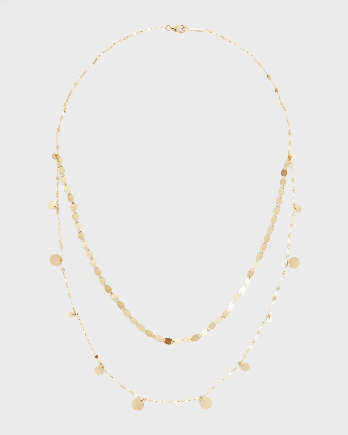 LANA 14k Nude 6Strand Layering Necklace Neiman Marcus