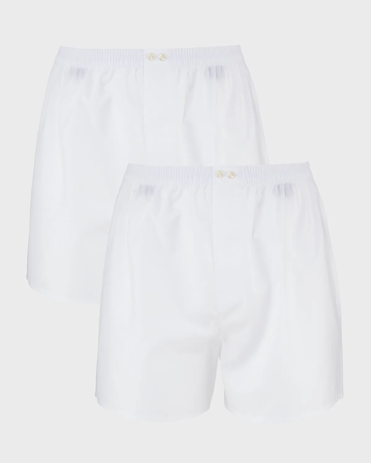 Neiman Marcus Men's 2Pack Tagless Cotton Boxers Neiman Marcus