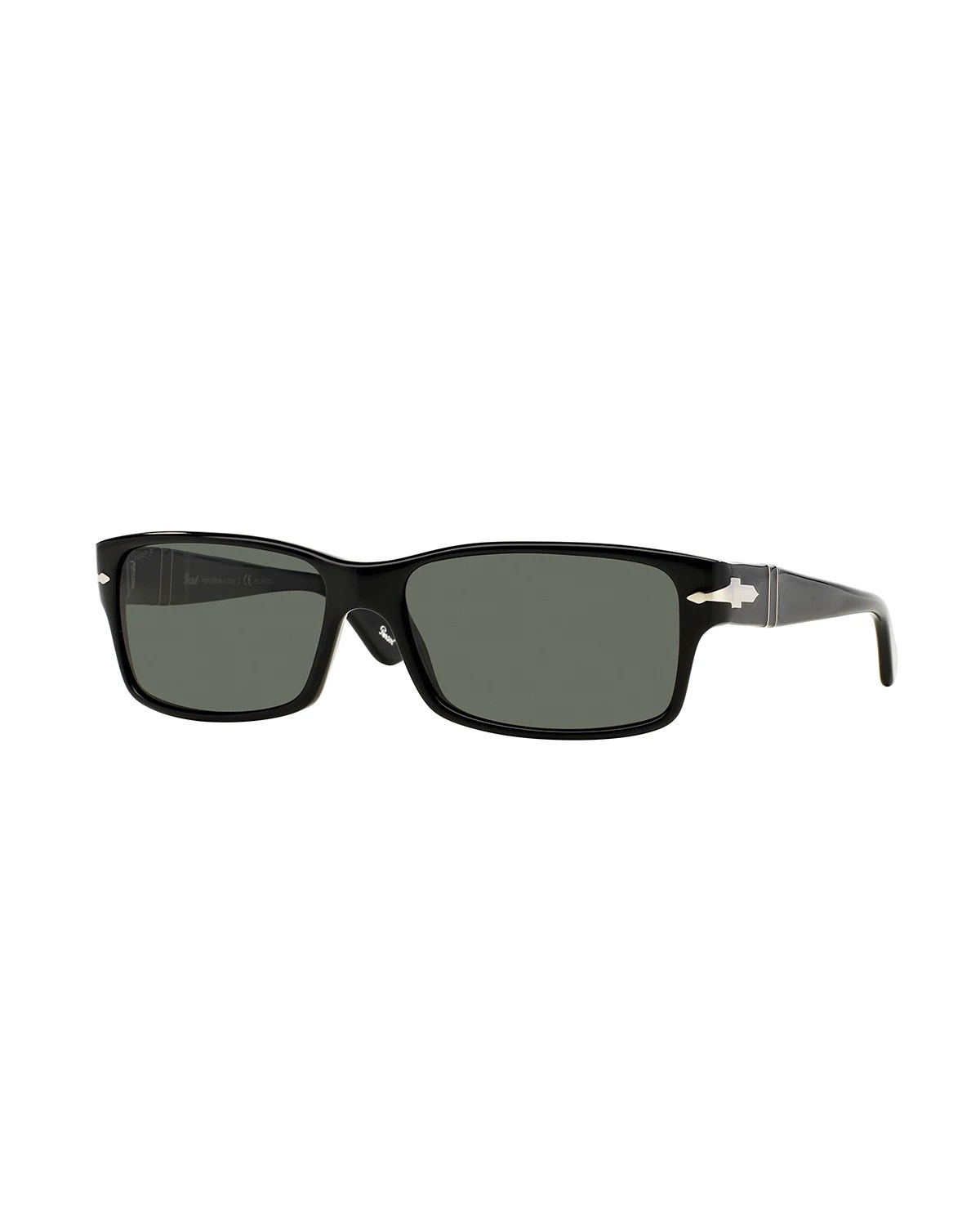 Persol Men's 53mm Polarized Acetate Rectangle Sunglasses Neiman Marcus