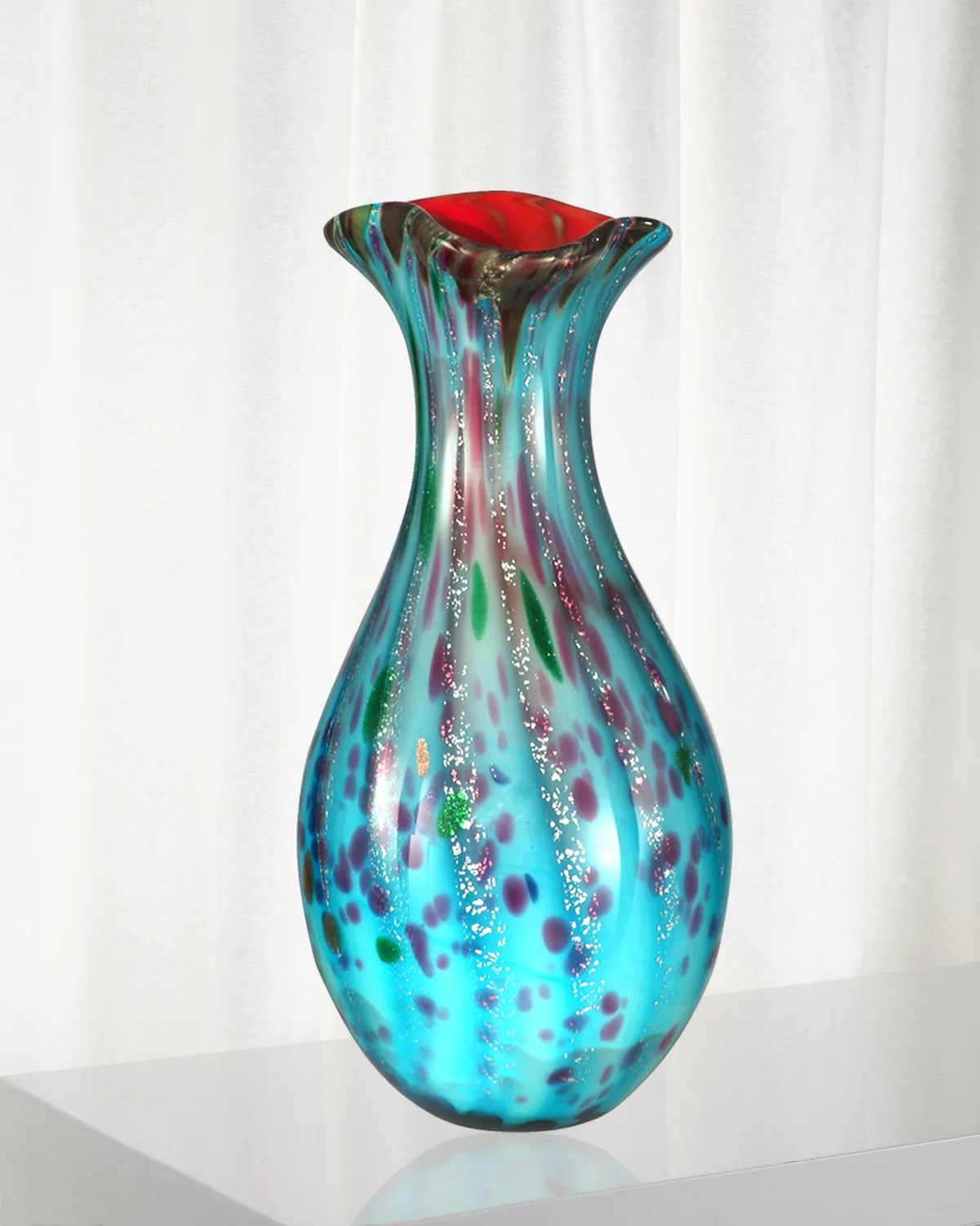 Dale Tiffany Kalima Decorative Art Glass Vase Neiman Marcus