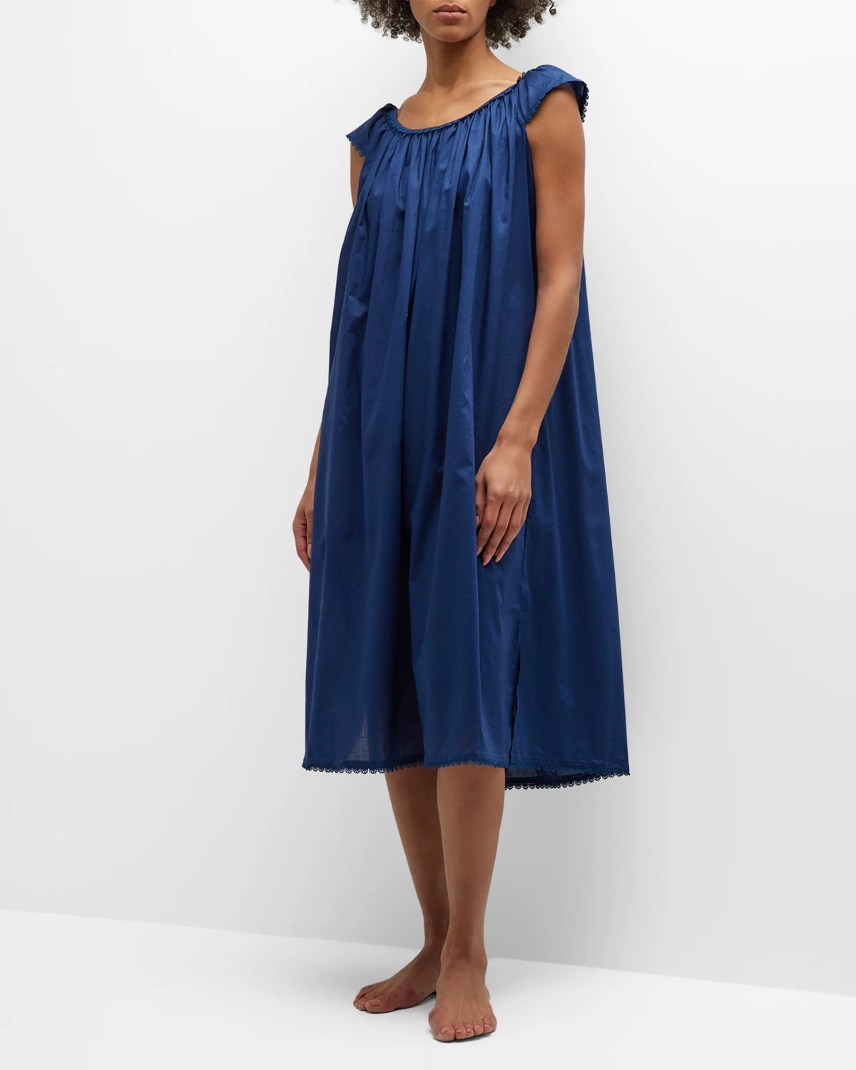 Celestine Giselle Scalloped CapSleeve Nightgown Neiman Marcus