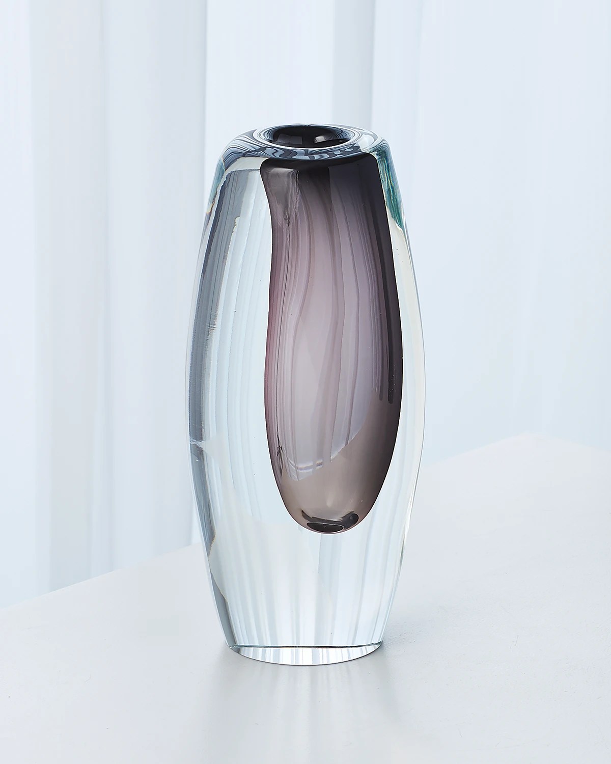 Global Views Off Set Round Vase Gray Neiman Marcus