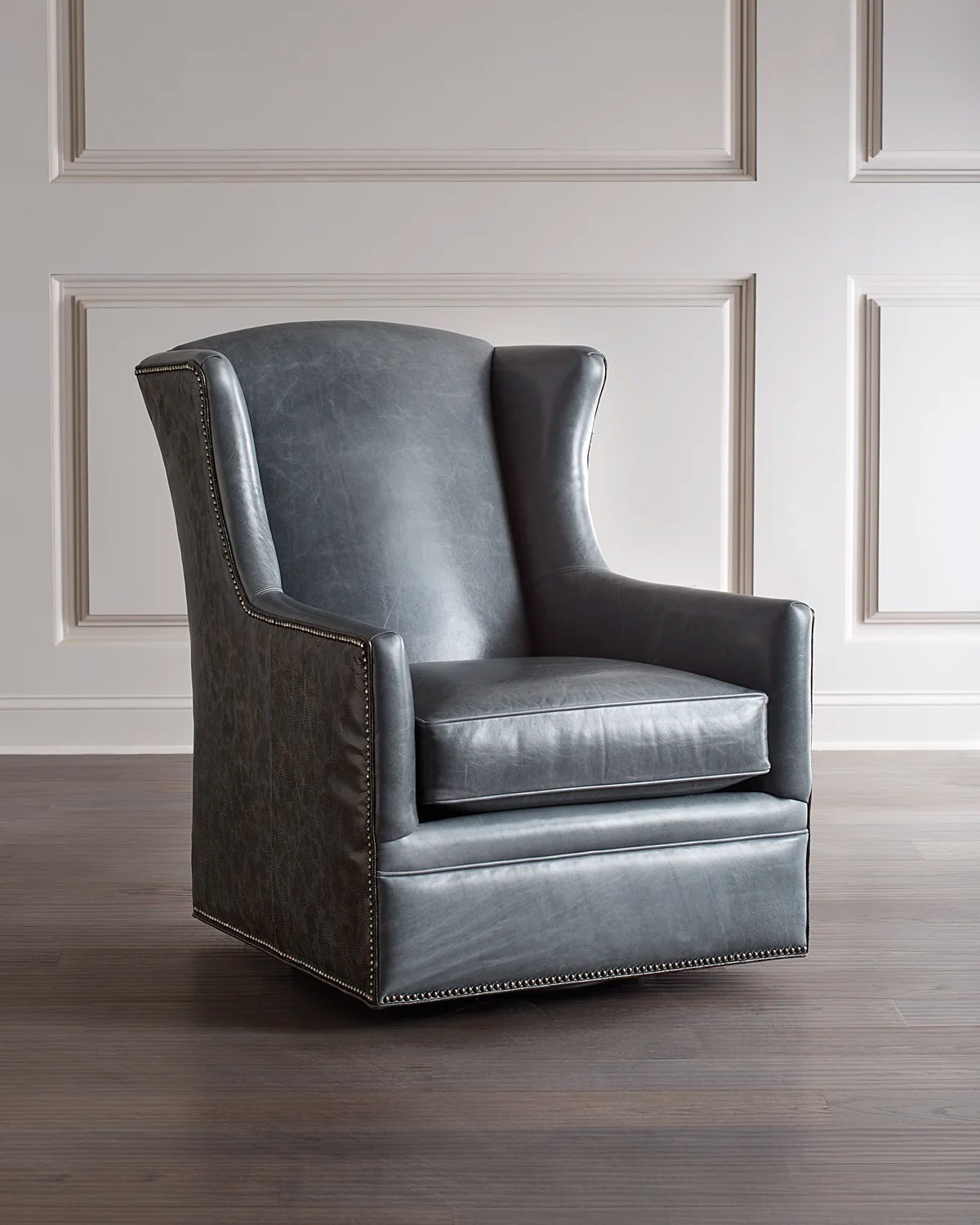 Four Hands Augustine Swivel Chair Neiman Marcus